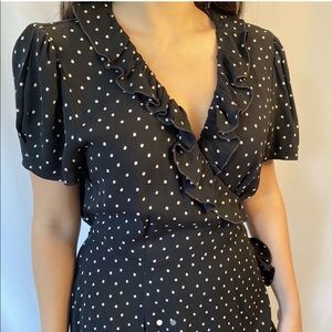 ARITZIA - Sunday best wrap dress